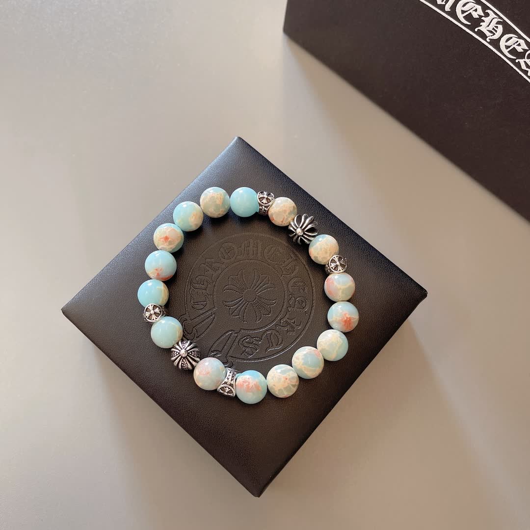 Chrome Hearts Chromecrafts Blue Opal Bracelet